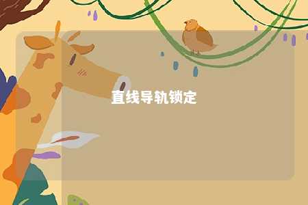 直线导轨锁定 