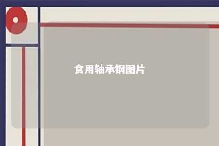 食用轴承钢图片 