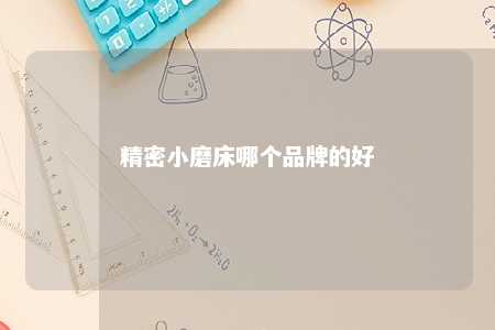 精密小磨床哪个品牌的好 